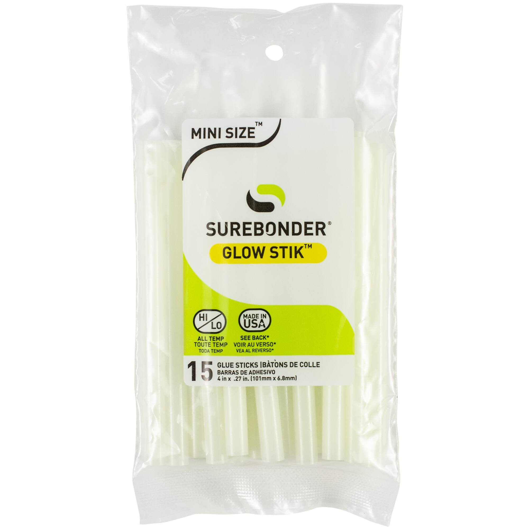 Surebonder® Glow Stik™ Mini Glue Sticks